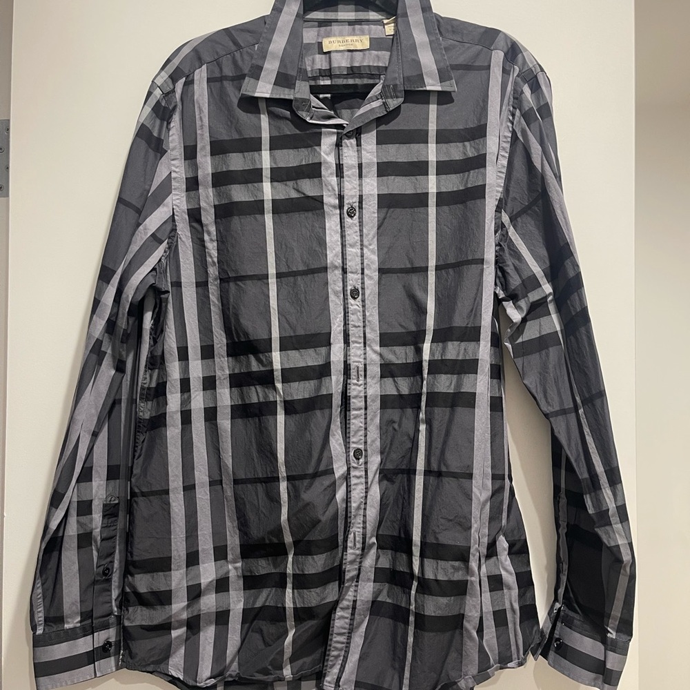 Men’s Long Sleeve Burberry Dress Shirt
